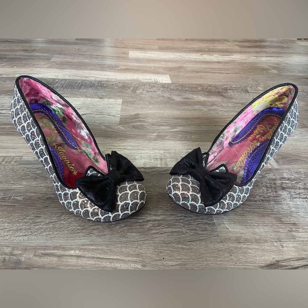 Iridescent mermaid heels irregular choice
